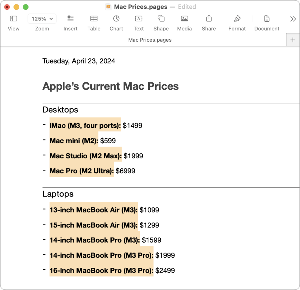 Pages non-contiguous text selection