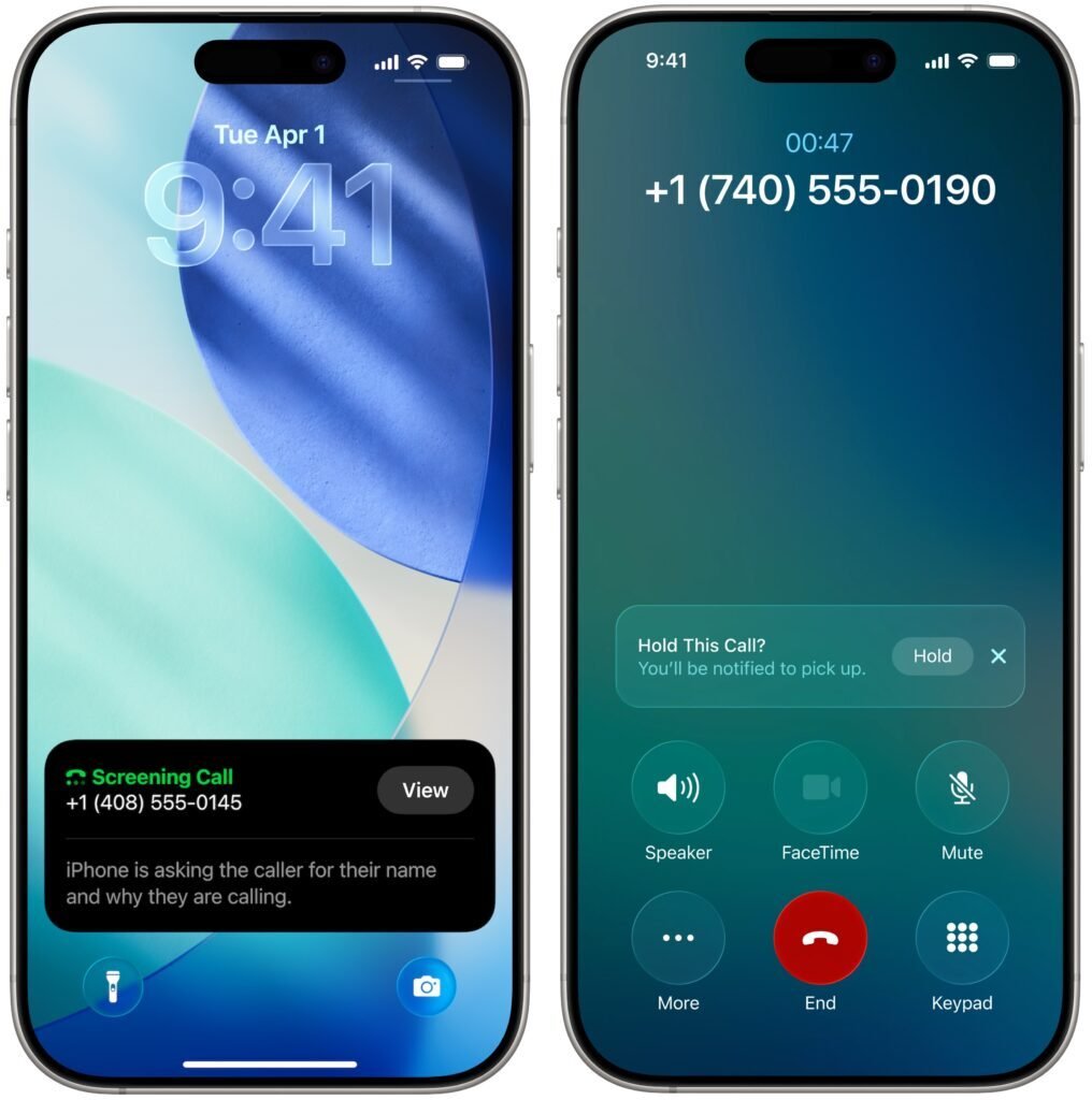 Phone Call Screening Hold Assist