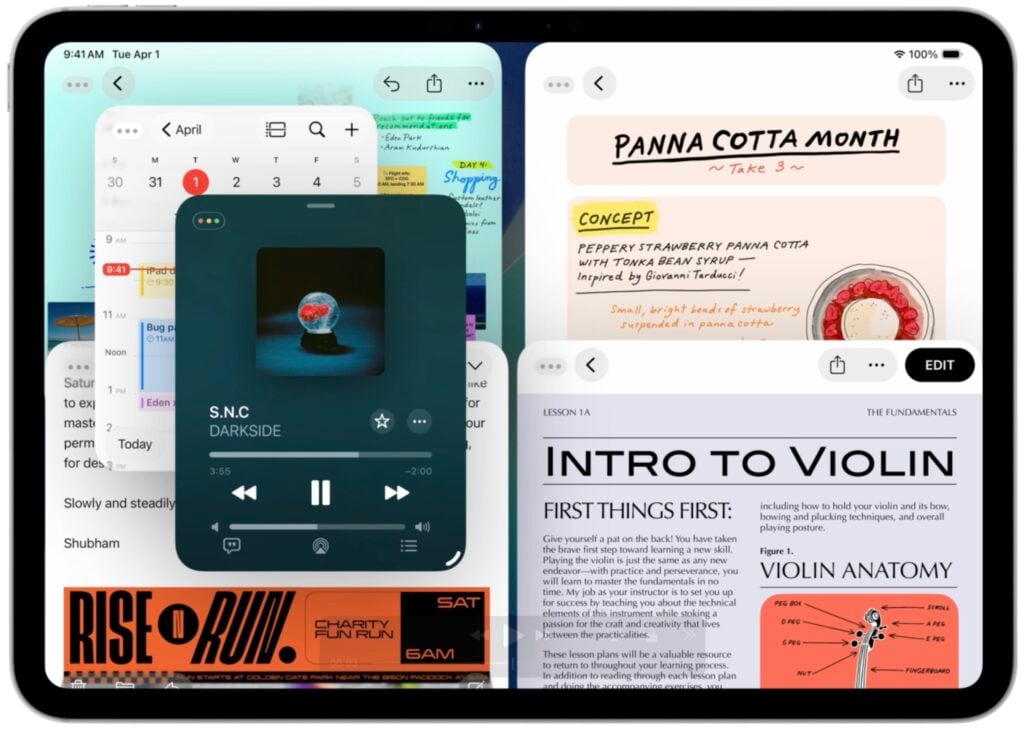 iPadOS 26 windows