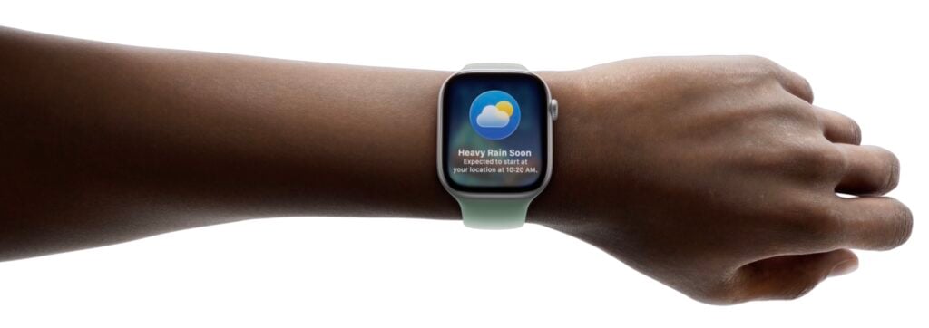 watchOS wrist flick